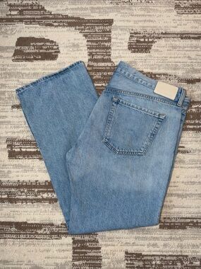 Citizens Of Humanity Ryan Light Blue Straight Leg Cotton Jeans Size 34 Denim